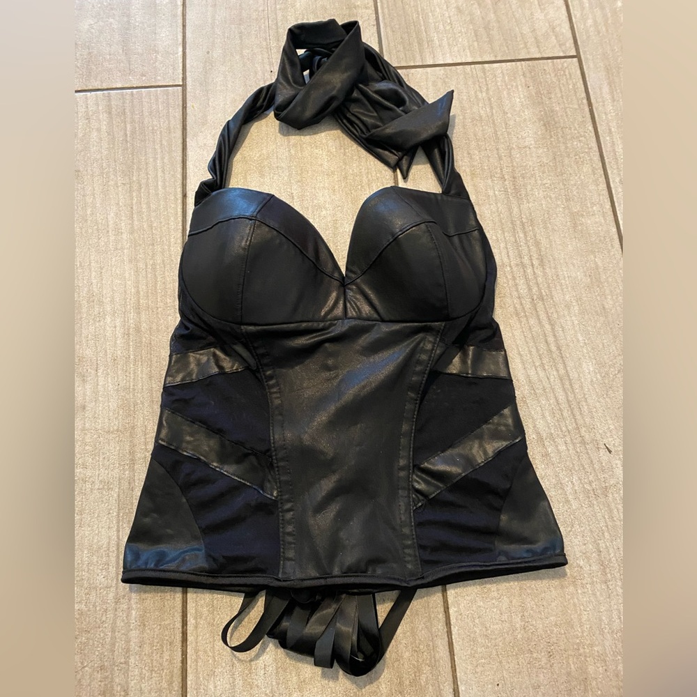 Coquette Women's Sexy Black Corset Sz S